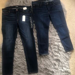 Express Jeans (Skinny Jean w/ Tags) & Crop Jeans